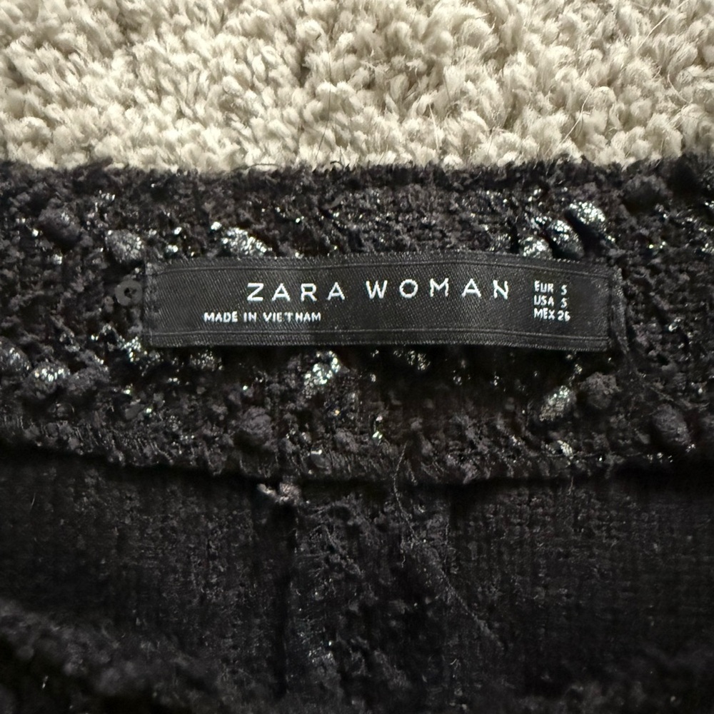 Zara Woman Black Lace Skirt